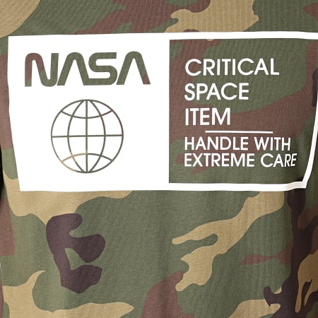 NASA - Tee Shirt Critical Camouflage Vert Kaki