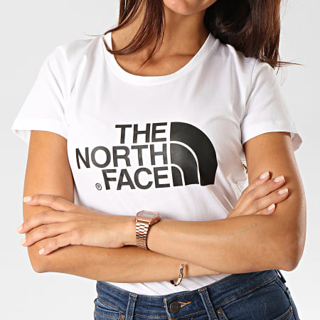 The North Face - Tee Shirt Femme Easy C256 Blanc