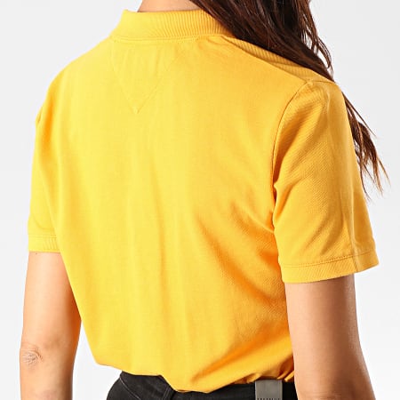 Tommy Jeans - Polo Manches Courtes Femme Classics GMD 6884 Jaune