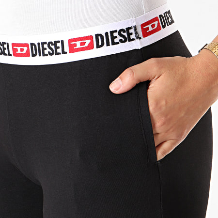 Diesel - Pantalon Jogging Femme Babyx 00ST4J-0EAXL Noir Blanc Rouge