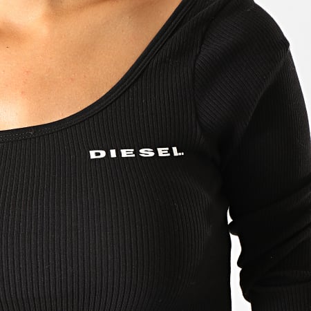 Diesel - Top Crop Femme 00S2G0-0BAWY Noir