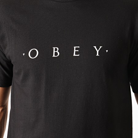 Obey - Tee Shirt Novel Noir