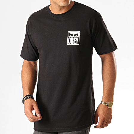 Obey - Tee Shirt Eyes Icon Noir