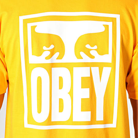 Obey - Tee Shirt Eyes Icon Jaune