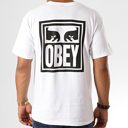 Obey - Tee Shirt Eyes Icon Blanc