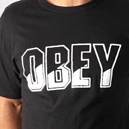 Obey - Tee Shirt Block Buster Noir