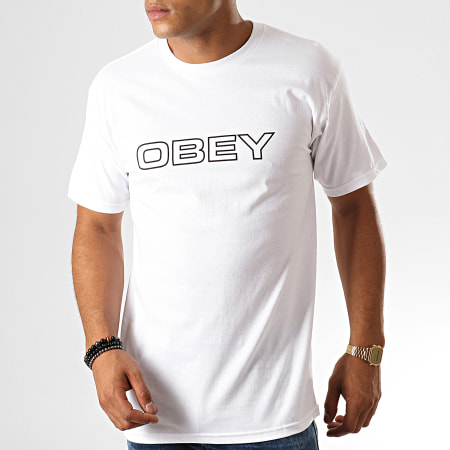 Obey - Tee Shirt Ceremony Blanc