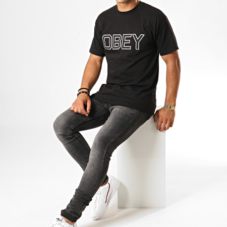 Obey - Tee Shirt Tough Noir