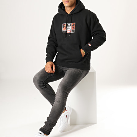 Obey - Sweat Capuche 3 Faces 30 Years Noir