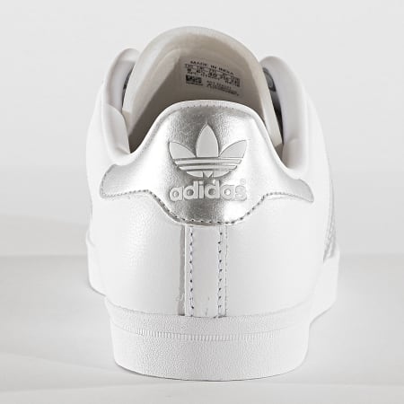 Baskets Coast Star EE6521 Footwear White Silver Metallic Core Black