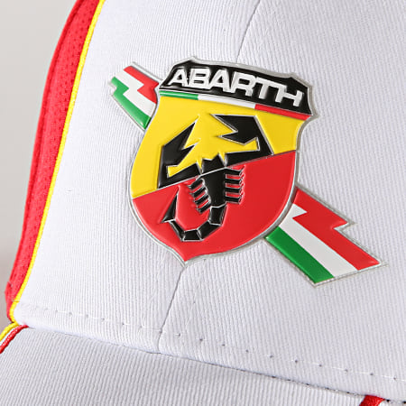 F1 et Motorsport - Casquette Abarth Corse ABCAP09 Blanc Rouge