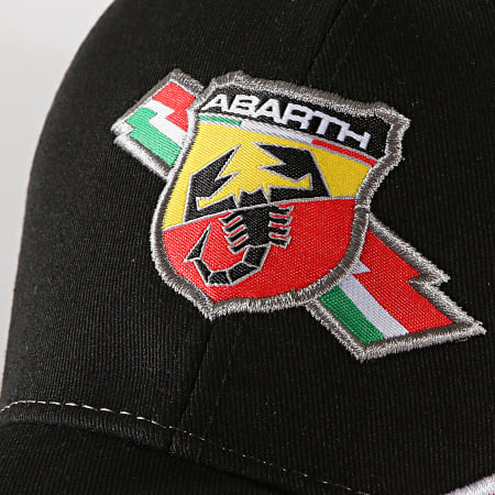 F1 et Motorsport - Casquette Abarth Corse ABCAP10 Noir Rouge