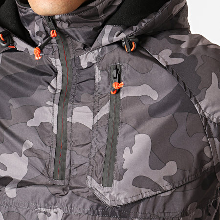 MZ72 - Veste Outdoor Camouflage Lected Gris Anthracite