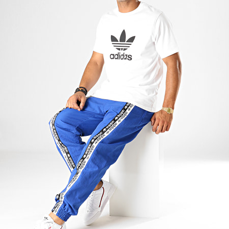 Adidas Originals - Pantalon Jogging A Bandes Vocal ED7143 Bleu Roi Blanc Noir