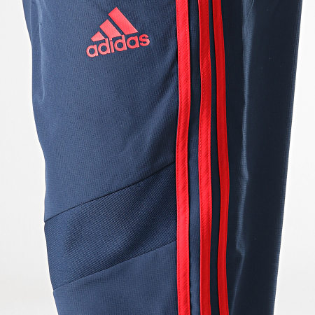 Adidas Sportswear - Pantalon Jogging A Bandes Arsenal Presentation EH5726 Bleu Marine Foncé Rouge