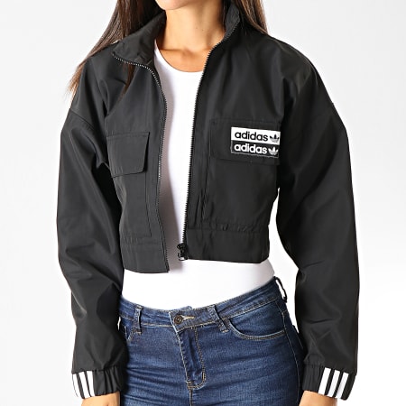 Adidas Originals - Veste Zippée Crop Femme ED7444 Noir