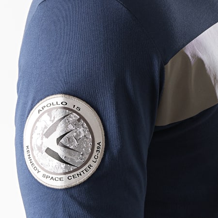 Alpha Industries - Tee Shirt Manches Longues NASA RS Bleu Marine