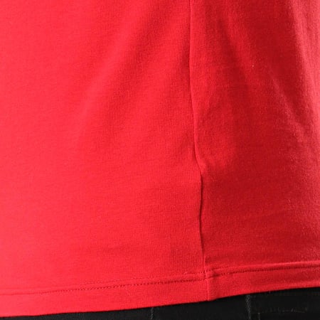 Emporio Armani - Tee Shirt Col V 110810-9A516 Rouge Blanc