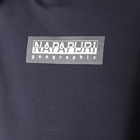 Napapijri - Sweat Capuche Box NP000KBT Bleu Marine