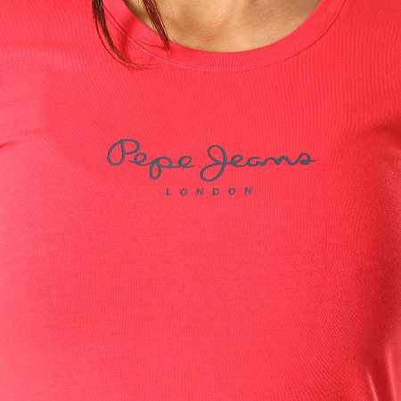 Pepe Jeans - Tee Shirt Femme Virginia New Rouge