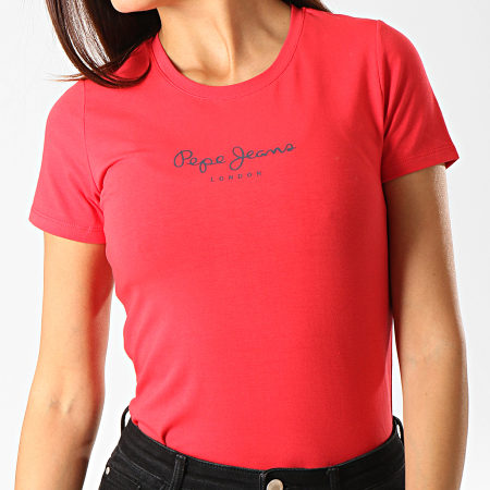 Pepe Jeans - Tee Shirt Femme Virginia New Rouge