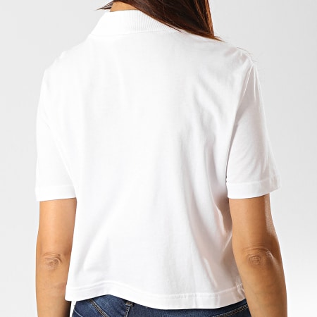 Reebok - Tee Shirt Femme Crop Classics Vector EB4243 Blanc Noir Jaune