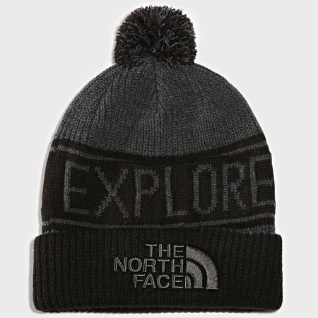 The North Face - Bonnet Retro TNF Pom Pom Noir