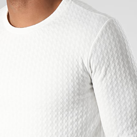 Uniplay - Tee Shirt Oversize Manches Longues UY429 Ecru