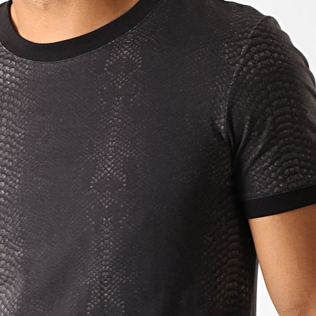 Uniplay - Tee Shirt Oversize Serpent UY423 Noir Gris
