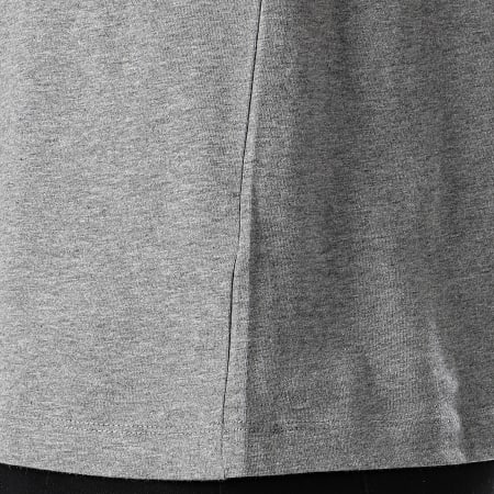 Calvin Klein - Tee Shirt A Bandes Monogram Tape 3252 Gris Chiné