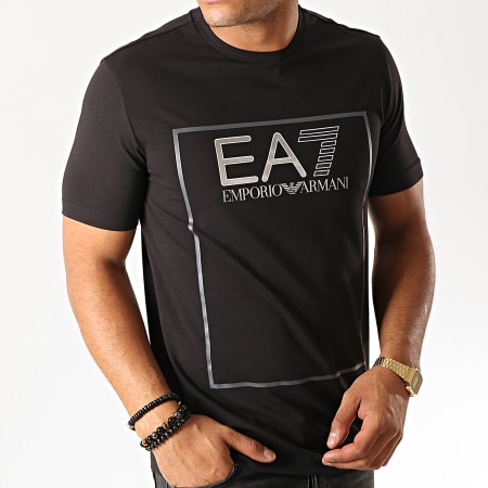 EA7 Emporio Armani - Tee Shirt 6GPT09-PJ20Z Noir Argenté