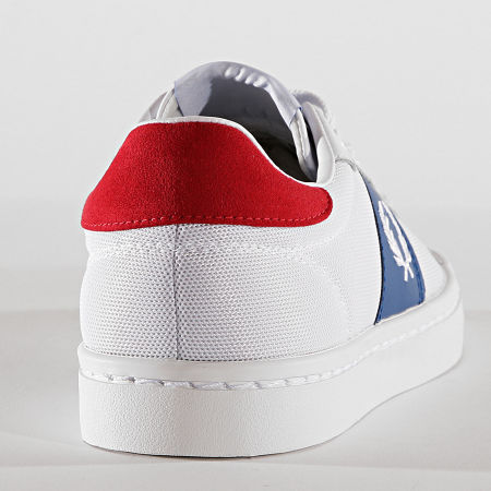 Fred Perry - Baskets B6120 Lawn Leather Mesh White