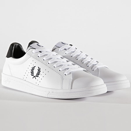 Fred Perry - Baskets B6201 Leather White