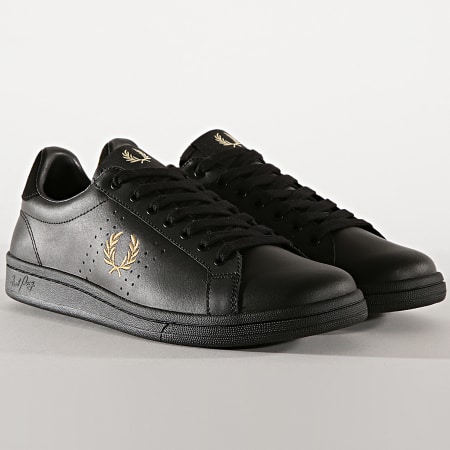 Fred Perry - Baskets B6201 Leather Black
