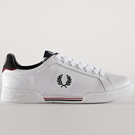 Fred Perry - Baskets B6202 Leather White