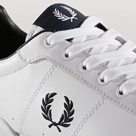 Fred Perry - Baskets B6202 Leather White