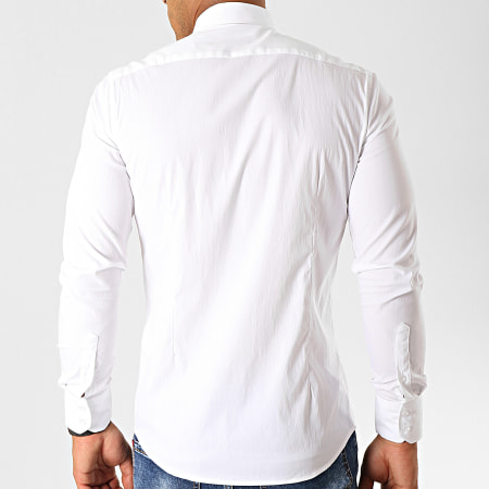 Frilivin - Camicia a maniche lunghe bianca