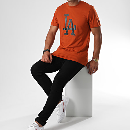 New Era - Tee Shirt MLB Seasonal Team Logo Los Angeles Dodgers 12033502 Orange