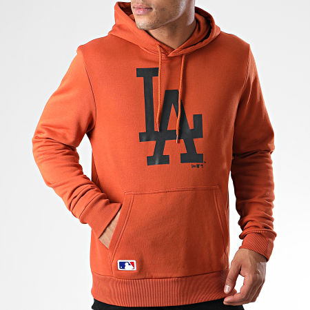 New Era - Sweat Capuche MLB Seasonal Team Logo Los Angeles Dodgers 12033510 Orange