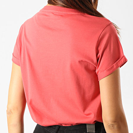 Tommy Hilfiger - Tee Shirt Femme RN Logo 1618 Rouge