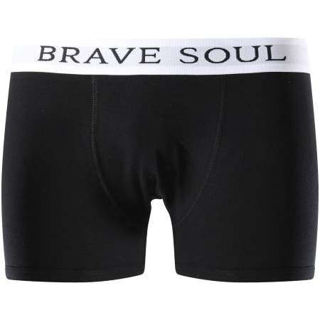 Brave Soul - Lot De 2 Boxers Alib Noir Gris Chiné