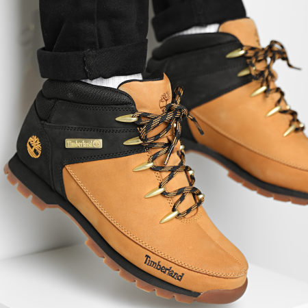 Normal Productivo conveniencia Timberland - Boots Euro Sprint Mid Hiker A1NHJ Wheat Nubuck Black -  LaBoutiqueOfficielle.com