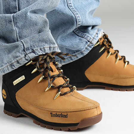 Timberland - Boots Euro Sprint Mid Hiker A1NHJ Wheat Nubuck Black