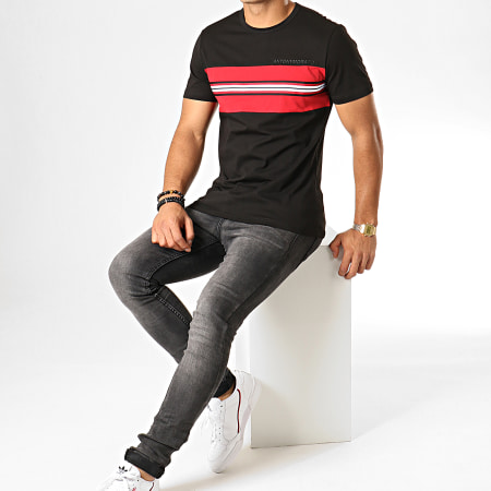 Antony Morato - Tee Shirt Abbigliamento MMKS01592 Noir Rouge Blanc