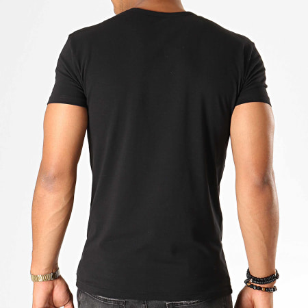 Armani Exchange - Juego de 2 camisetas 956005-CC282 Negro Gris Heather