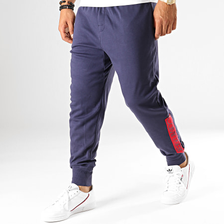Calvin Klein - Pantalon Jogging 1710 Bleu Marine Rouge