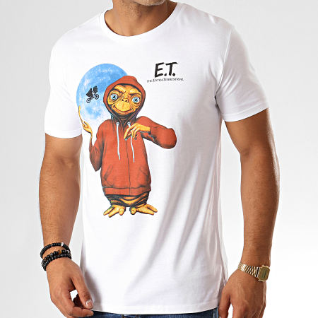 E.T. L'Extraterrestre - Tee Shirt Hoodie Blanc