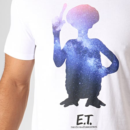 E.T. L'Extraterrestre - Tee Shirt Stars Blanc