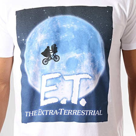 E.T. L'Extraterrestre - Tee Shirt Moon Blanc