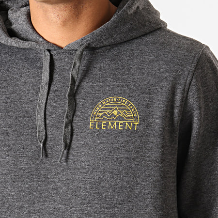 Element - Sweat Capuche Odyssey Gris Anthracite Chiné